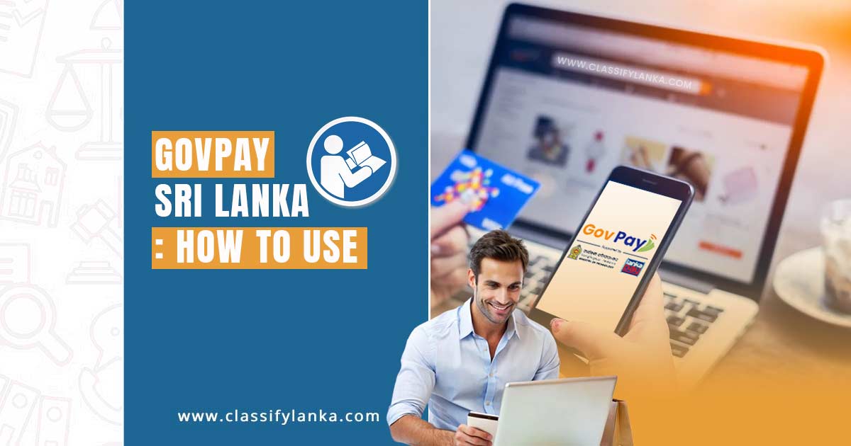 govpay sri lanka how to use