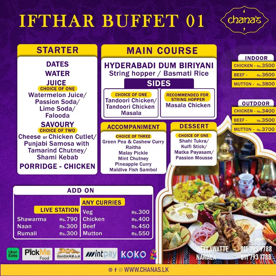 iftar buffet at chanas 2