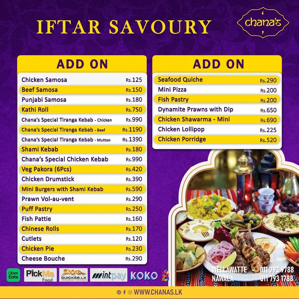 iftar buffet at chanas 5