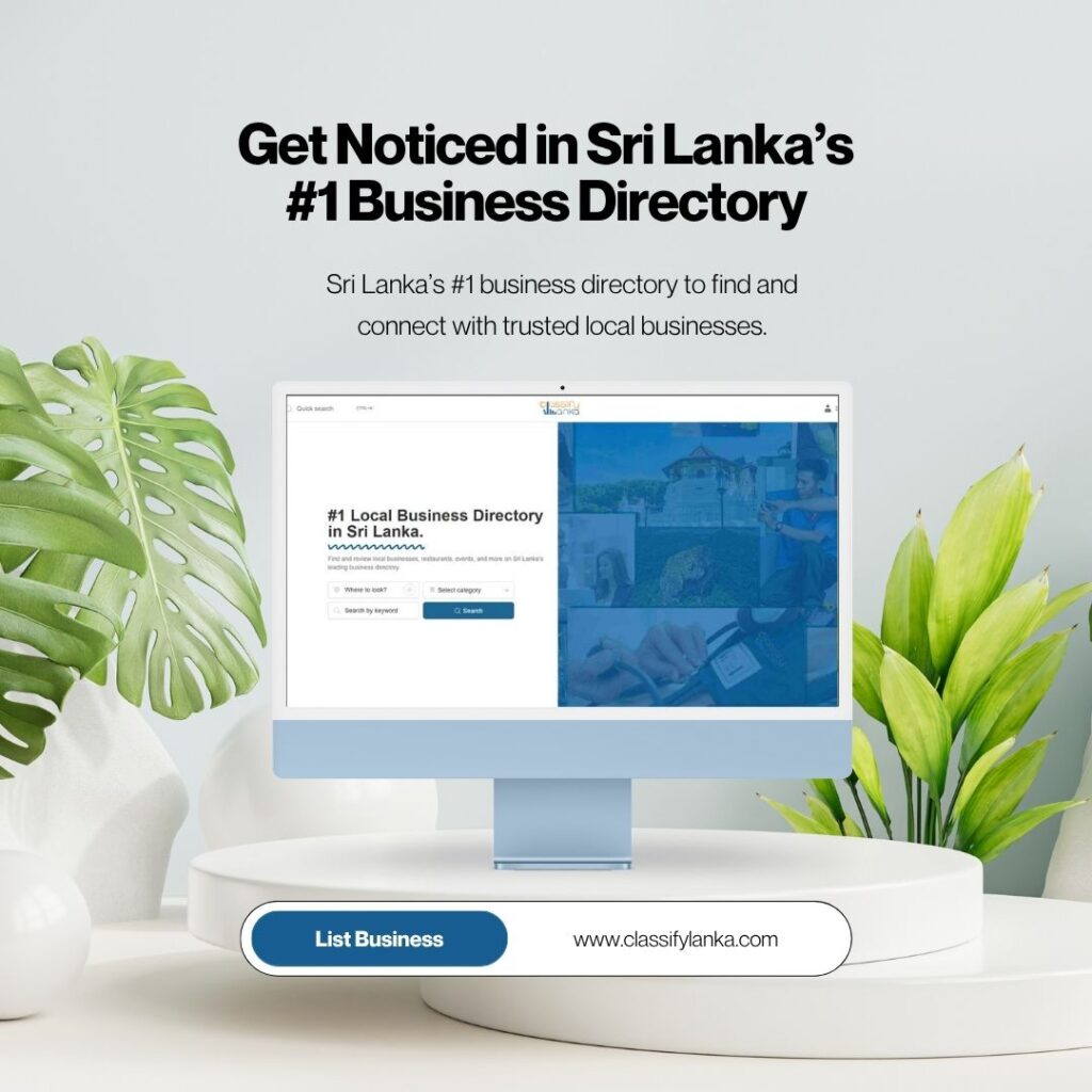 List Your Business Free on ClassifyLanka