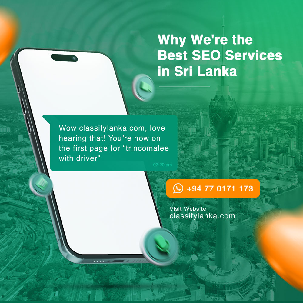 SEO Specialist in sri lanka Client Review
