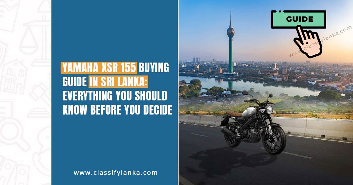 Yamaha XSR 155 in Sri Lanka buying guide – price, mileage, and features